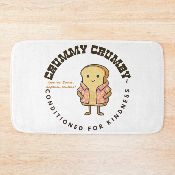 Item preview, Crummy Crumby — You're Toast Captain Butter Funny Food Art | Conditioned For Kindness designed and sold by monolithstudio.