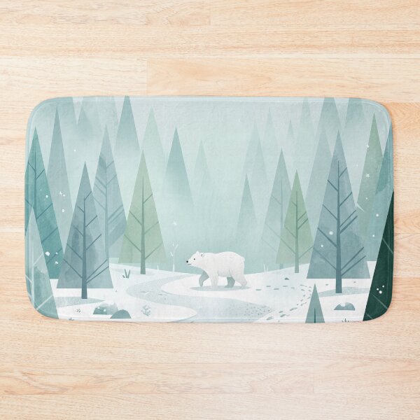 Item preview,  Winter Bear Forest Walk designed and sold by ASTRAL ART LAB.