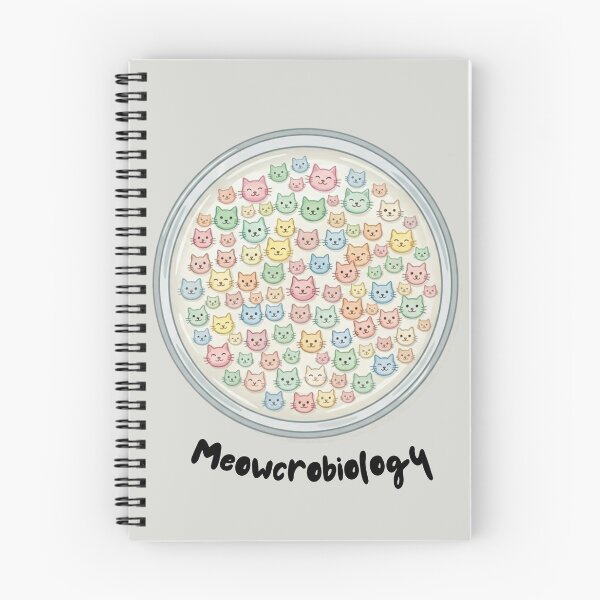 Item preview, Meowcrobiology, cat themed design, microbiology, microbiologist designed and sold by Girly-Universe.