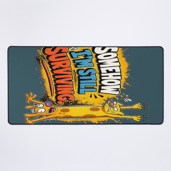 Item preview, Somehow I'm Still Surviving – Funny Adulting Cartoon Design designed and sold by Espinazul.