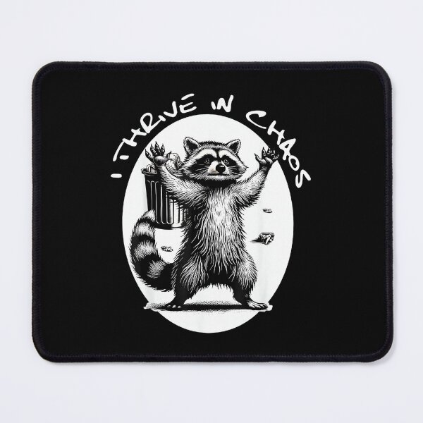 Item preview, Racoon Meme Tee Funny Trash Panda I Thrive in Chaos designed and sold by AndersonLFernan.