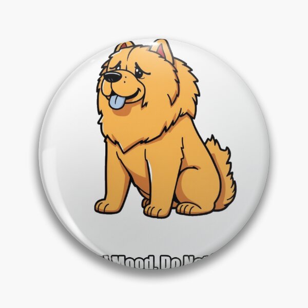 Item preview, Chow Chow Sticker - Imperial Mood Do Not Disturb - Funny Chow Chow Gift designed and sold by pawdrops.