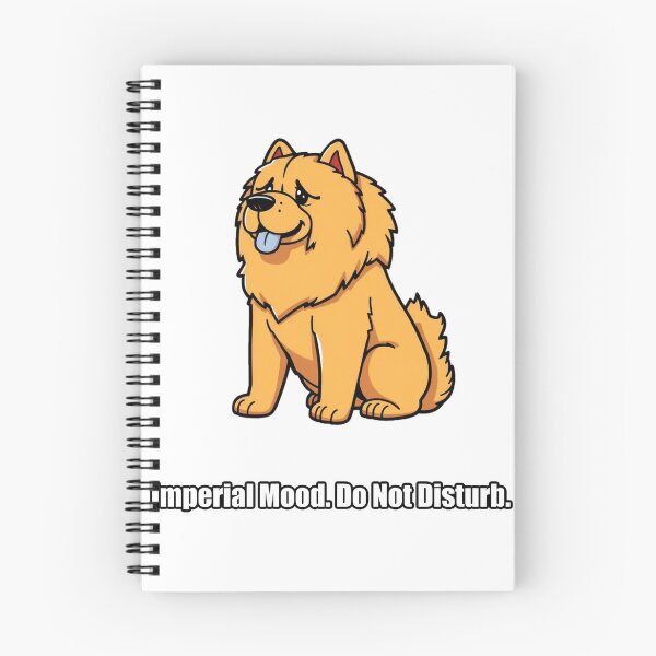Item preview, Chow Chow Sticker - Imperial Mood Do Not Disturb - Funny Chow Chow Gift designed and sold by pawdrops.