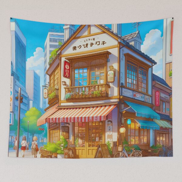 Item preview, Tokyo Corner Cafe: A Sunny Afternoon designed and sold by ZenGrooves.
