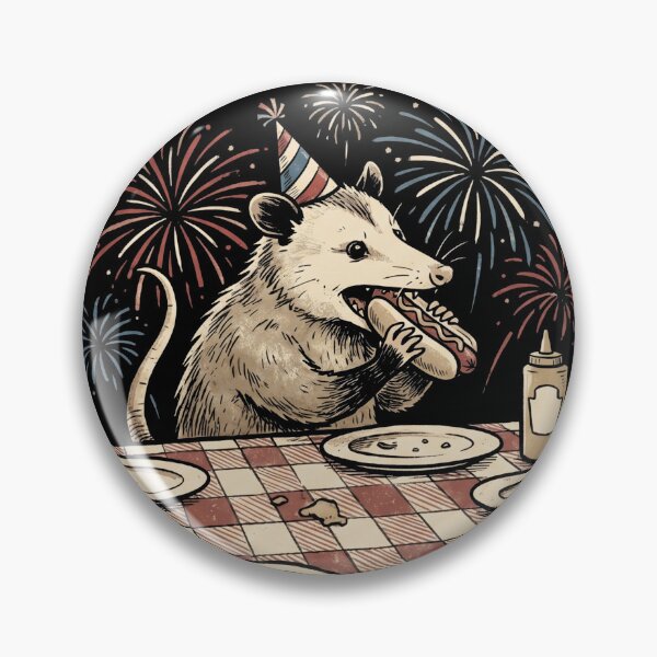 Item preview, Vintage Retro Opossum 4th Of July Graphic designed and sold by TeNovaStudio ⭐⭐⭐⭐⭐.