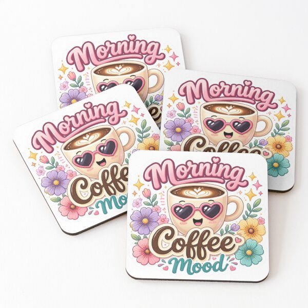 Item preview, Morning Coffee Mood Sticker designed and sold by Stylestickers55.