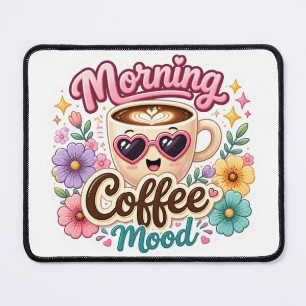 Item preview, Morning Coffee Mood Sticker designed and sold by Stylestickers55.