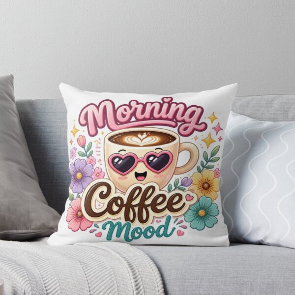 Item preview, Morning Coffee Mood Sticker designed and sold by Stylestickers55.