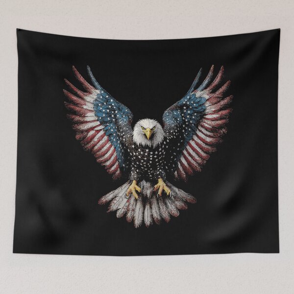 Item preview, American Flag Bald Eagle 4th of July USA Patriotic Men Women designed and sold by SylviaYLaughlin.