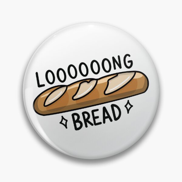Item preview, Long Bread Sticker | Funny Baguette Sticker | Postcards from My Thoughts designed and sold by BellaDesignCo.
