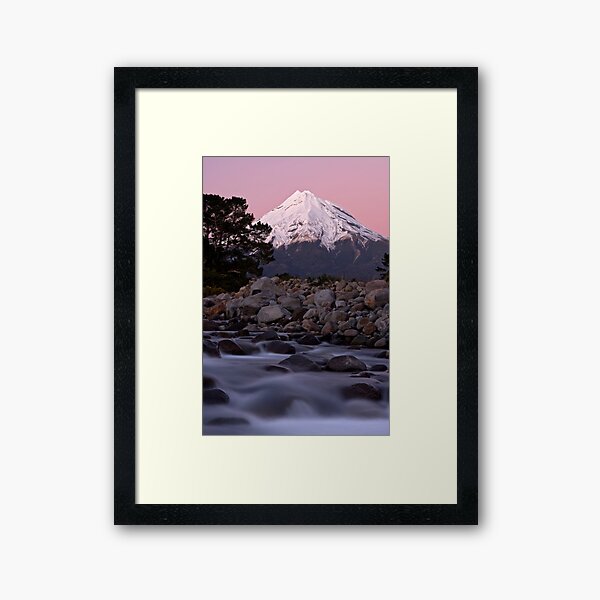 Mt Taranaki. Framed Art Print