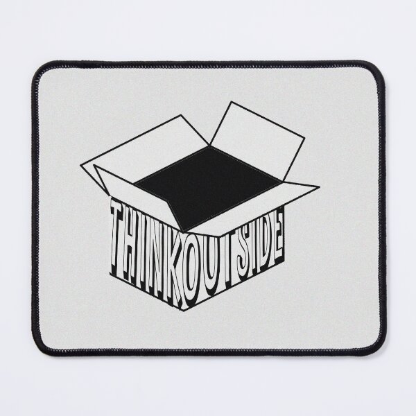 Item preview, Think Outside The Box Minimalist Quotes designed and sold by AmirVisuals.