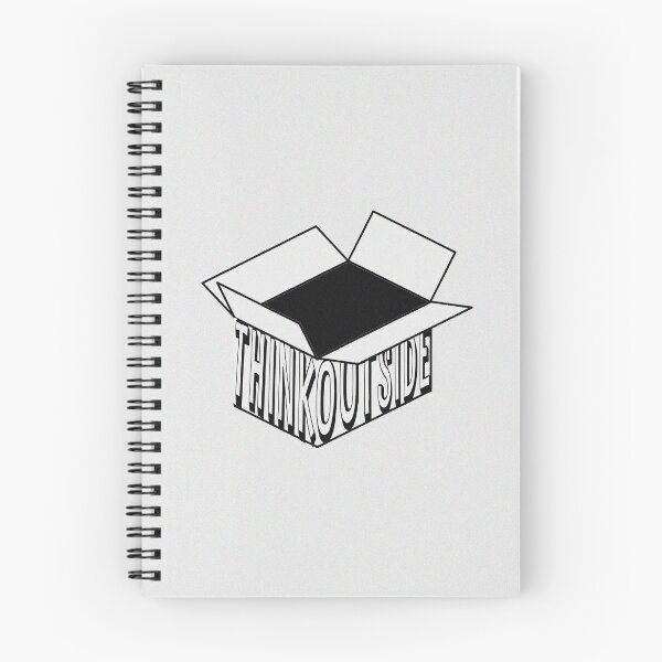 Item preview, Think Outside The Box Minimalist Quotes designed and sold by AmirVisuals.