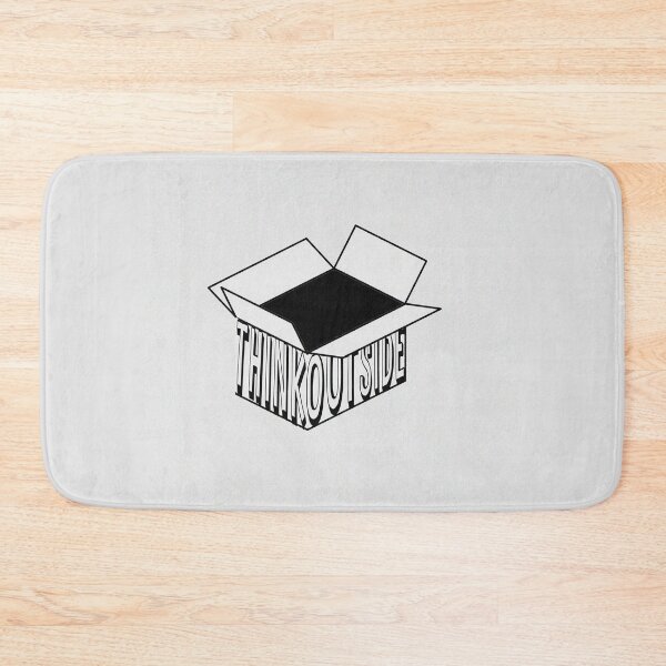 Item preview, Think Outside The Box Minimalist Quotes designed and sold by AmirVisuals.