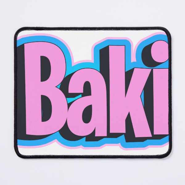 Item preview, Baki text designed and sold by Sticktle.