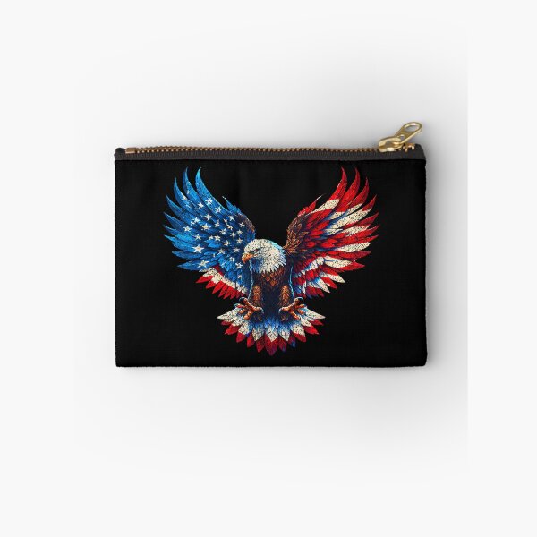 Item preview, American Flag Bald Eagle Patriotic Eagle 4th of July USA designed and sold by SylviaYLaughlin.