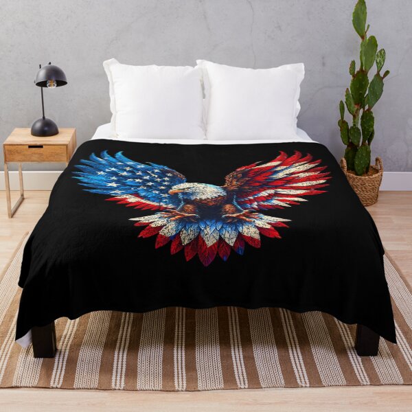 Item preview, American Flag Bald Eagle Patriotic Eagle 4th of July USA designed and sold by SylviaYLaughlin.