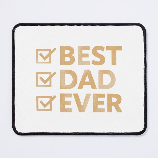 Item preview, Best Dad Ever with Tan Checkmarks designed and sold by JeweledDesigns.