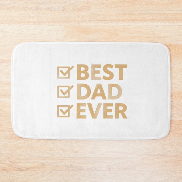 Item preview, Best Dad Ever with Tan Checkmarks designed and sold by JeweledDesigns.