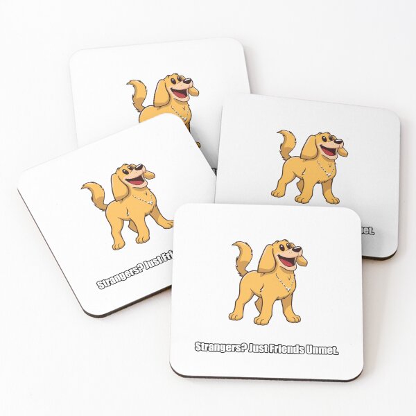 Item preview, Golden Retriever Sticker - Strangers Friends Unmet - Funny Golden Gift designed and sold by pawdrops.