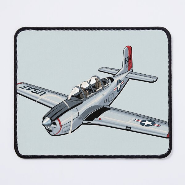 Item preview, T34 pilot Warbird military trainer airplane  designed and sold by PilotandPlane.