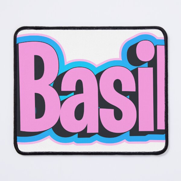Item preview, Basil text designed and sold by Sticktle.