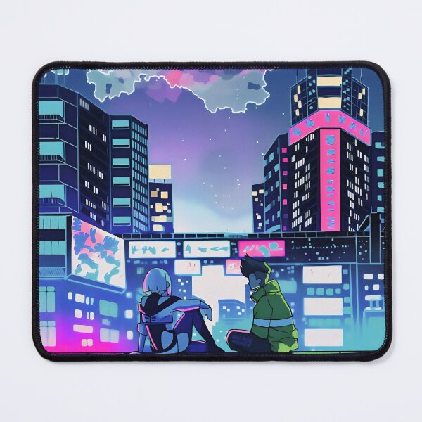 Item preview, Moon Over Neon City – Dreamscape designed and sold by PosterFuel.