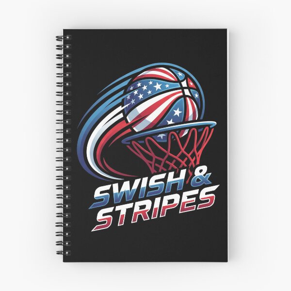 Item preview, Swish And Stripes Patriotic Basketball Net Shirt designed and sold by TeNovaStudio.