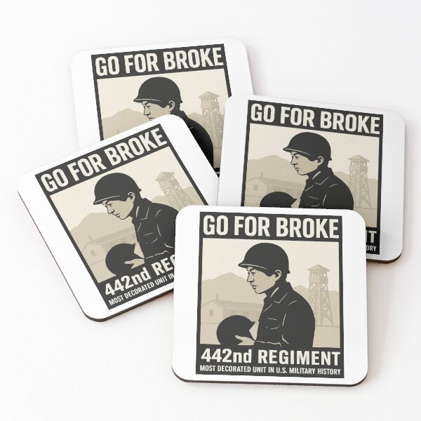 Item preview, Go For Broke – 442nd Regiment Nisei Soldier Manzanar designed and sold by kitsune3030.