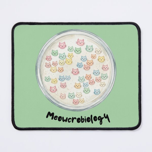 Item preview, Meowcrobiology, cat themed design, microbiology, microbiologist designed and sold by Girly-Universe.