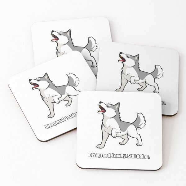 Item preview, Husky Sticker - Disagreed Loudly Still Going - Funny Siberian Husky Gift designed and sold by pawdrops.