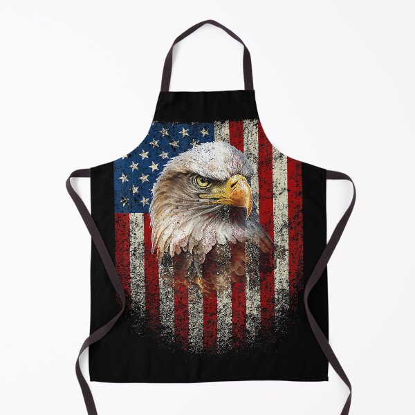 Artikelvorschau, Amerikanische Flagge, Weißkopfseeadler, patriotisch, Rot, Weiß, Blau entworfen und verkauft von SylviaYLaughlin.