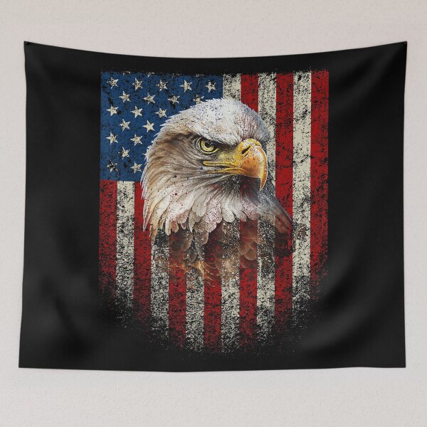 Item preview, American Flag Bald Eagle Patriotic Red White Blue designed and sold by SylviaYLaughlin.