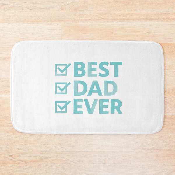 Item preview, Best Dad Ever with Teal Checkmarks  designed and sold by JeweledDesigns.