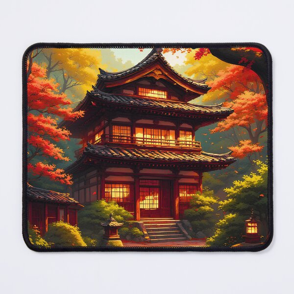 Item preview, Autumn Serenity Temple designed and sold by ZenGrooves.