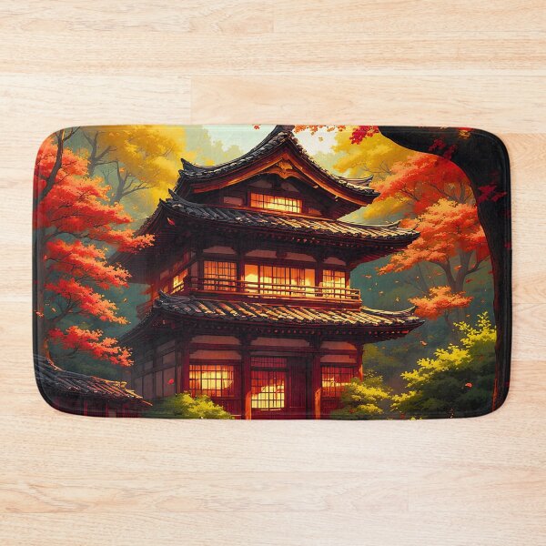 Item preview, Autumn Serenity Temple designed and sold by ZenGrooves.