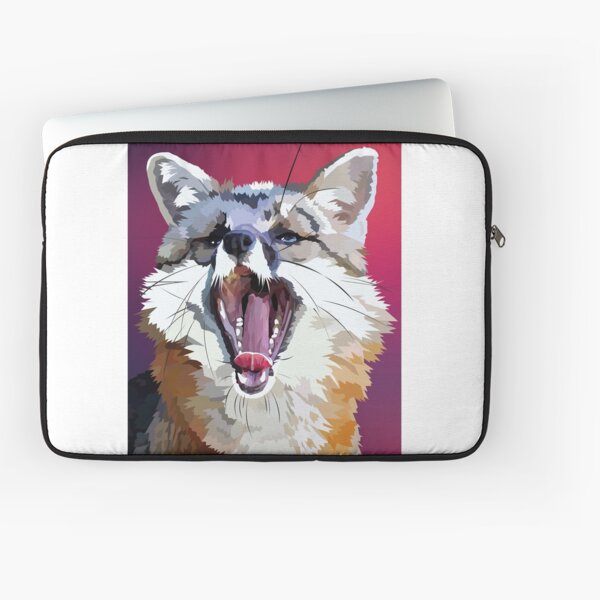 Yawning fox Laptop Sleeve