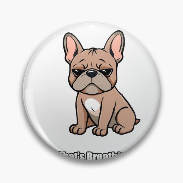Item preview, French Bulldog Sticker - Snoring Thats Breathing - Funny Frenchie Gift designed and sold by pawdrops.