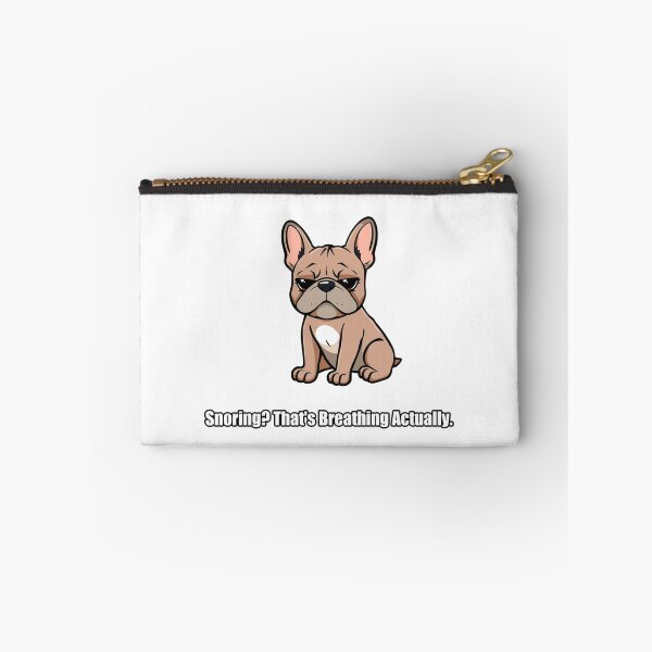Item preview, French Bulldog Sticker - Snoring Thats Breathing - Funny Frenchie Gift designed and sold by pawdrops.