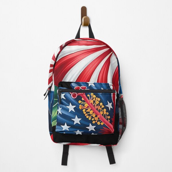 Item preview, American Flag Hibiscus Flower Patriotic Floral 4th of July designed and sold by SylviaYLaughlin.