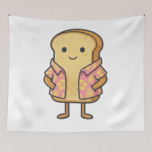 Item preview, Crummy Crumby — You're Toast Captain Butter Funny Food Art | Conditioned For Kindness designed and sold by monolithstudio.