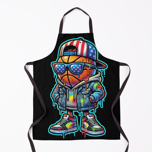 Item preview, Drip Basketball Mascot Sneakerhead Graffiti Shirt designed and sold by TeNovaStudio ⭐⭐⭐⭐⭐.