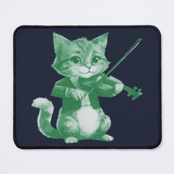 Item preview, Cat Plays Violi designed and sold by kinpirks.