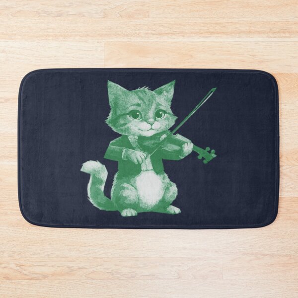 Item preview, Cat Plays Violi designed and sold by kinpirks.