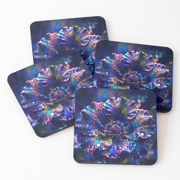 Item preview, Cosmic Neon Bloom - Ethereal Galactic Flora designed and sold by WitchyBotanicaArt.