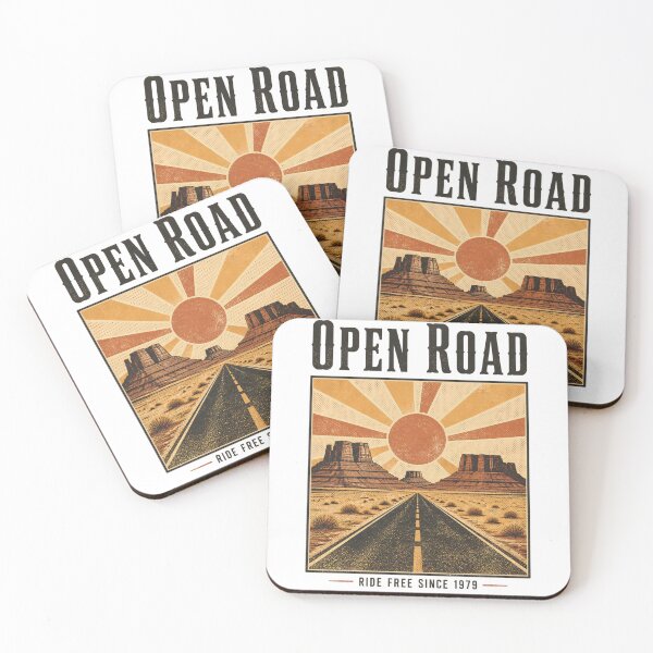 Item preview, Open Road Ride Free Since 1979 - Desert Graphic designed and sold by Barcud Designs.
