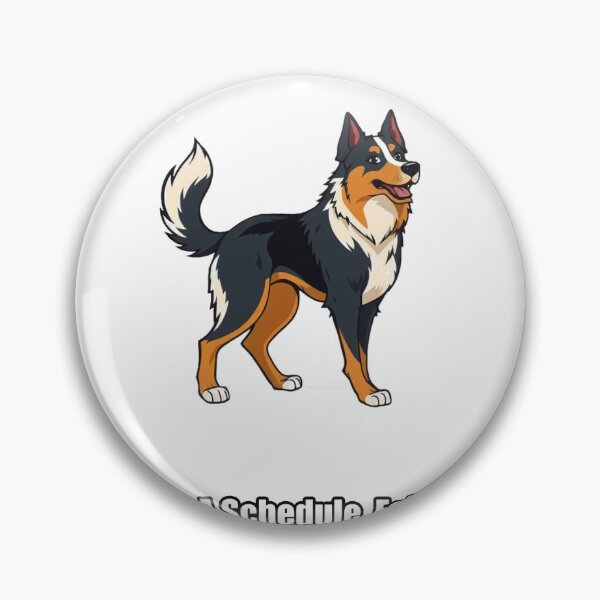 Item preview, Australian Shepherd Sticker - Made A Schedule Follow It - Funny Aussie Gift designed and sold by pawdrops.