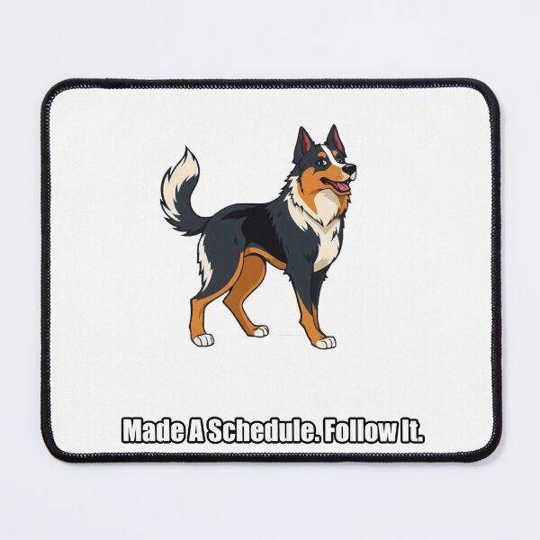 Item preview, Australian Shepherd Sticker - Made A Schedule Follow It - Funny Aussie Gift designed and sold by pawdrops.
