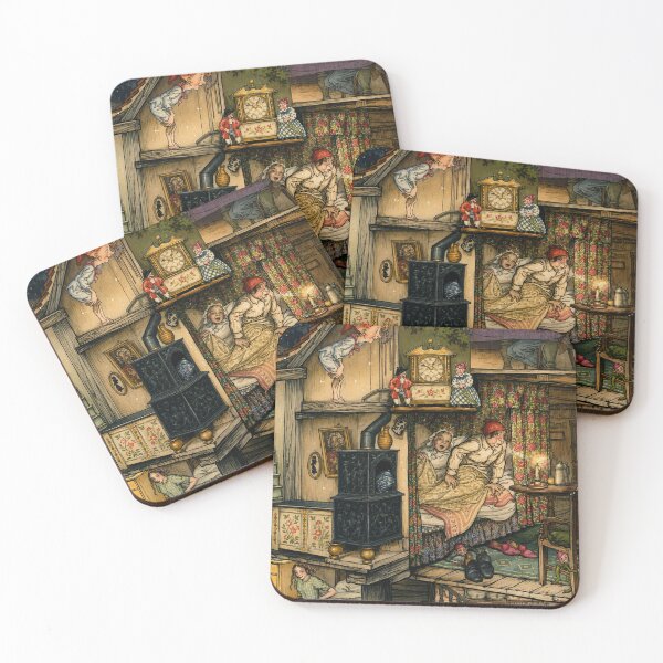 Item preview, Little Ida's Flowers by Arthur Rackham - Fairy Tale Art Nouveau Cottage Interior for Storybook Lovers designed and sold by RickE.