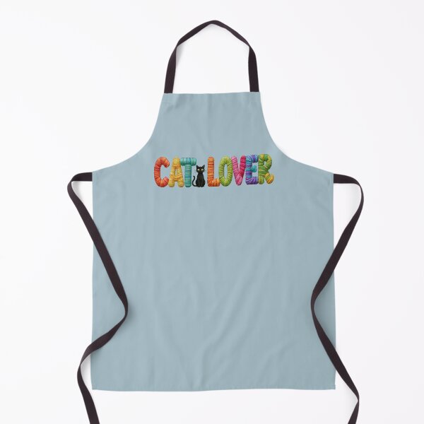 Item preview, Cat Lover Colorful Embroidery Typography designed and sold by MegaNovaArt.